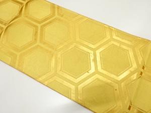 アンティーク　亀甲模様織り出し全通袋帯（材料）